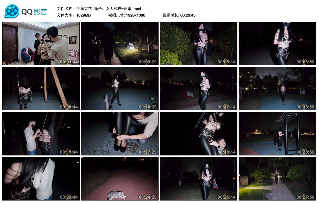 【半岛束艺】 绳子、女人和猫~萨蒂_绳艺资料库视频资源下载