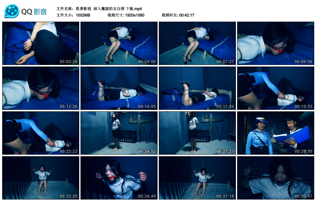 【胜景影视】 掉入魔窟的女白领 下集_绳艺资料库视频资源下载