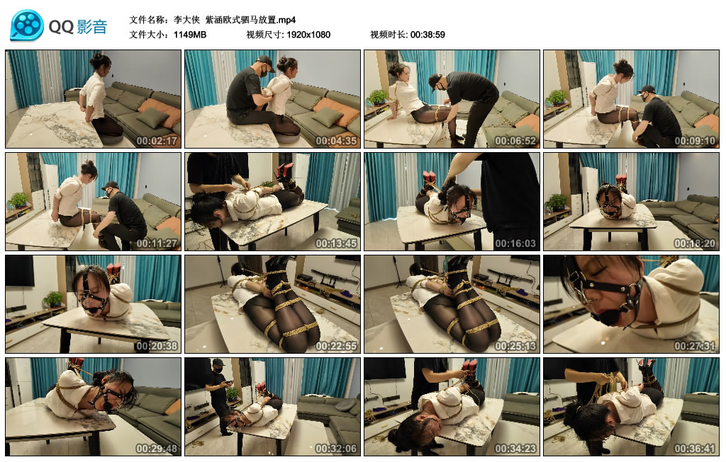 【李大侠】 紫涵欧式驷马放置_绳艺资料库视频资源下载
