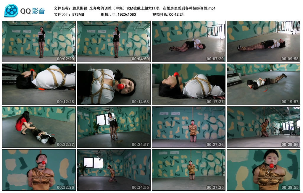 【胜景影视】 废弃房的调教(中集)_绳艺资料库视频资源下载