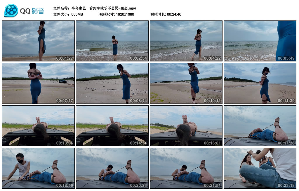 【半岛束艺】  看到海就乐不思蜀~鱼恋_绳艺资料库视频资源下载