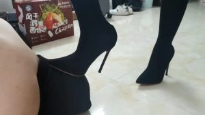 小鱼大人美甲黑丝高跟靴子羞辱调教 YC-210722-3_绳艺资料库