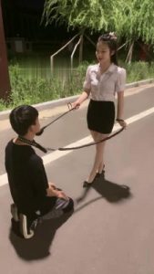【妍主大大】户外马路遛狗调教【完整版】 bf16580_绳艺资料库视频资源下载