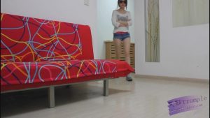 汗水浸透的白色短丝+运动鞋_绳艺资料库