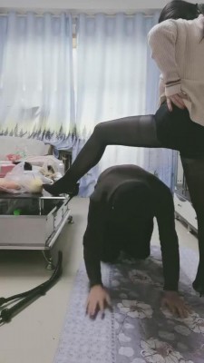 【天水女王】原味黑丝袜羞辱老公 bf5724_绳艺资料库视频资源下载