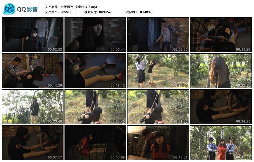 【胜景影视】女毒犯末日_绳艺资料库