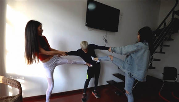 〖H.P.L栖心之栈〗—黑冰芷晴高位踢踩_绳艺资料库