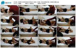 【雯雯绳艺】痛并快乐着的双马尾女孩！，屁股被打的通红_绳艺套路直播视频资源网