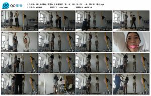 【绳之韵】瑾瑜、菲菲OL双美炼狱行（第二部）双人直立吊、口球、固定棒、鞭打_绳艺资料库视频资源下载