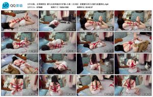 [史莱姆原创] 史莱姆原创 驷马女孩和她的守护猫~小路（合并版）直臂驷马和日式驷马放置挣扎_绳艺资料库