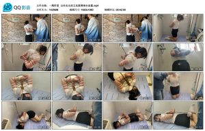 【一绳所爱】白衬衣女孩五花紧缚淋水放置_绳艺资料库