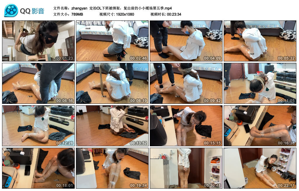 【zhangyan】定拍OL下班被绑架_绳艺资料库视频资源下载