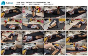 【北京绳艺】东航空姐棕丝黑高超紧观音多股超紧并腿缚 2_绳艺资料库视频资源下载