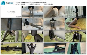 【fionaworld原创】黑色全包紧身衣zentai的居家日常_绳艺资料库