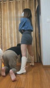 【关关】学生S长靴虐男友 JS220329_绳艺资料库视频资源下载