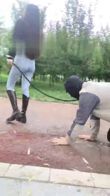 【霁月S&辰辰S】户外捆绑鞭打贱狗（双视角） bf17969_绳艺资料库