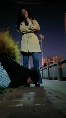 套路直播视频【嘉妮】户外惩罚跟踪狂-骑马遛狗舔脚【双视角完整版】 bf25741_绳艺资料库