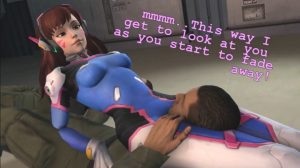 动漫游戏-D.VA 天使 黑百合-高清 踢打坐脸腿绞 O-170422-9_绳艺资料库