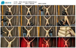 【一绳所爱】女孩内衣被大字捆绑成米其林_绳艺套路直播视频资源网