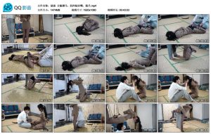 涵涵 分腿驷马，肌肉贴封嘴，跪吊_绳艺资料库