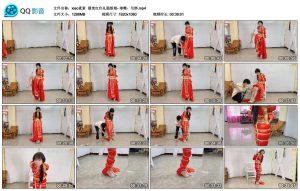 【xiao素素】最美红色礼服新娘- 堵嘴，吊绑_绳艺资料库视频资源下载