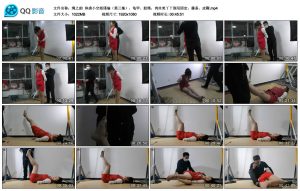绳之韵 体虐小空姐瑾瑜（第三集）龟甲、股绳，肉丝美丫丫倒吊固定，藤条、皮鞭_绳艺资料库