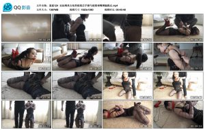 逍遥 定拍美女依然极限后手驷马极限堵嘴缚腿跪走_绳艺资料库