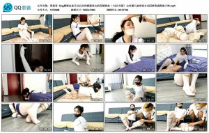 【得意客】king剧情定拍日式白丝体操服美女的囚禁游戏（1-2合并版）白丝丽人被奇怪方式囚禁变成爬地小狗_绳艺资料库视频资源下载