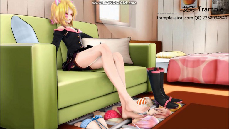 MMD动画女主玩弄四个女奴只露脸 R-190221-2_绳艺资料库视频资源下载
