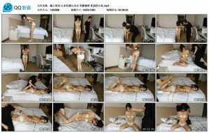 【随心原创】江奈性感白内衣 弯腰捆绑 柔弱的小妞_绳艺资料库