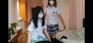 jk学生妹双人骑马,全体重踩踏 YC-220424_绳艺资料库