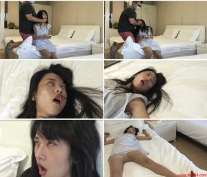 [DECN] 肉丝美女主播小萌被面罩男折颈闷死_绳艺资料库