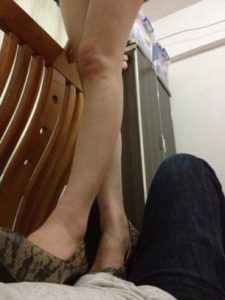 (采乐)花900块请的平面模特超高跟踩踏,对话中小MM有点害羞_绳艺资料库