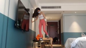 广州小鱼姐姐瑜伽裤AJ加高跟玩弄坐垫 YC-220415-2_绳艺资料库