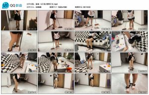 【涵涵】女仆装 镣铐行走_绳艺资料库视频资源下载