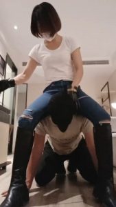 【芊兮殿下】胯下辱-长靴转胯/踩踏强迫舔 bf27172_绳艺资料库视频资源下载