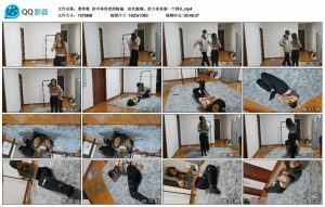【奥特曼】初中体育老师晓瑜，初次被捆，给大家表演一个挣扎_绳艺资料库视频资源下载