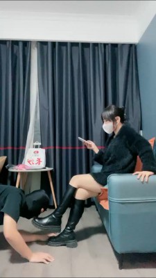 套路直播视频【小乔S】长靴原味白袜辱狗/高跟踩 bf25779_绳艺资料库