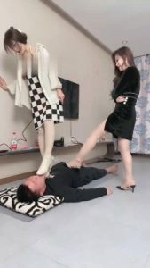 【晴儿】霸气归来-带闺蜜首调踩踏/耳光【双视角版】 bf21739_绳艺资料库