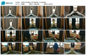 【一绳所爱】优优双腿大开,双手高高吊起，这大长腿_绳艺资料库