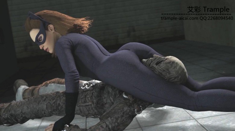3D-动漫游戏,猫女 腿绞坐脸 守望先锋作者系列 O-170429-4_绳艺资料库视频资源下载