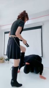 【缘彼大大】靴子踢踹/踩狗爪 bf20814_绳艺资料库视频资源下载