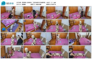 【我的媳妇】连体肉丝、五层丝袜套头外加塑料袋 、电击片(上).jpg_绳艺资料库视频资源下载