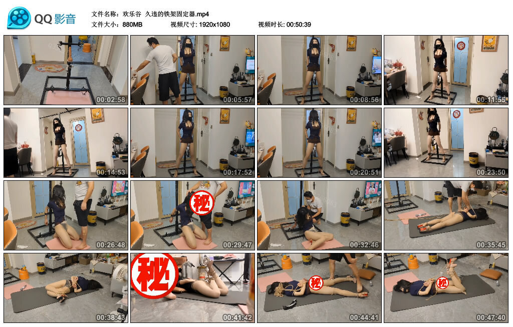【欢乐谷】久违的铁架固定器_绳艺资料库视频资源下载