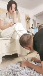 【夏夏呀】白袜裸足原味脚踩脚垫 B2198_绳艺资料库