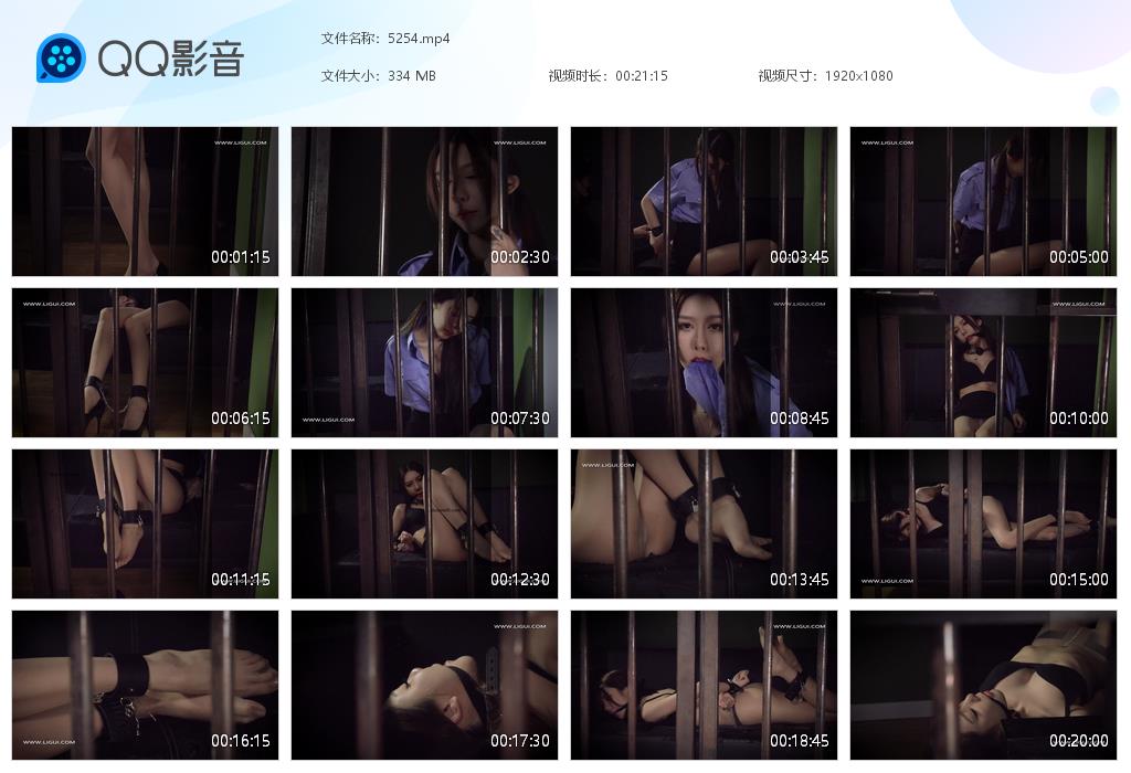 丽柜美束 新片禁享狱丝私人定制版完全版兔子监狱镣铐口  B2282_绳艺资料库