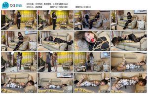 【贝特绳艺】黑丝紧缚，白丝驷马捆绑 B2315_绳艺资料库视频资源下载