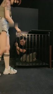 【冰诺】运动女神-狗笼囚禁/暴力虐打贱狗/骑马_绳艺资料库视频资源下载