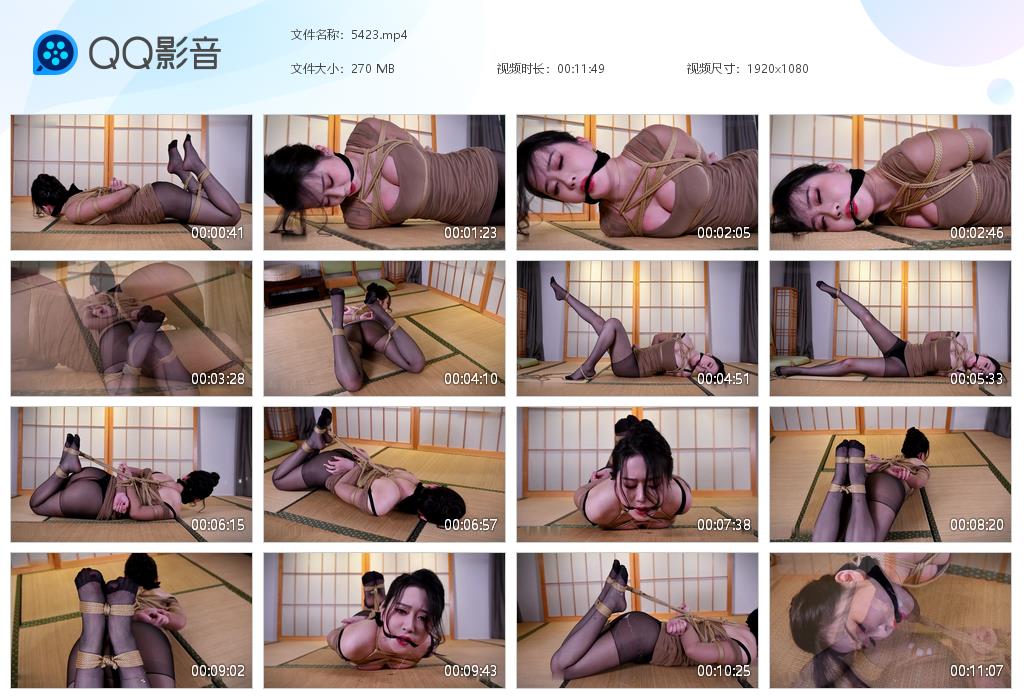 丽柜美束 紧缚丰胸下_绳艺资料库