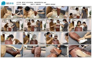 【缚艺录】白色全身丝袜,与棕色胶带的全包_绳艺资料库视频资源下载